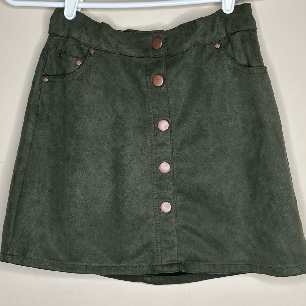 Wonder Nation's Olive Green Mini Skirt